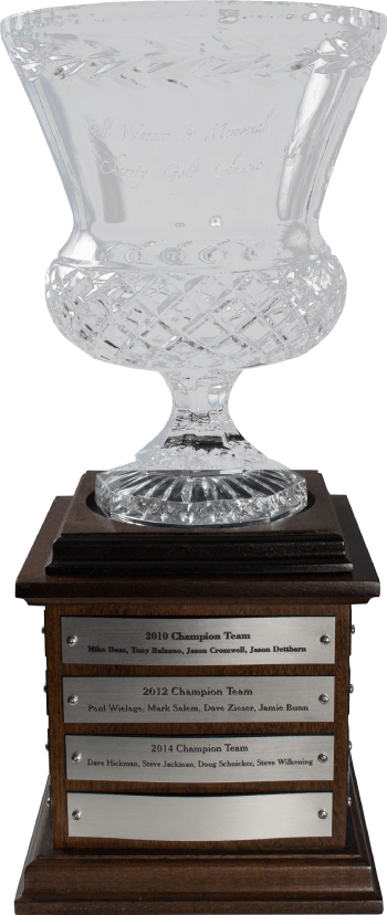 Bill Warner Sr. Memorial Charity Golf Classic Trophy